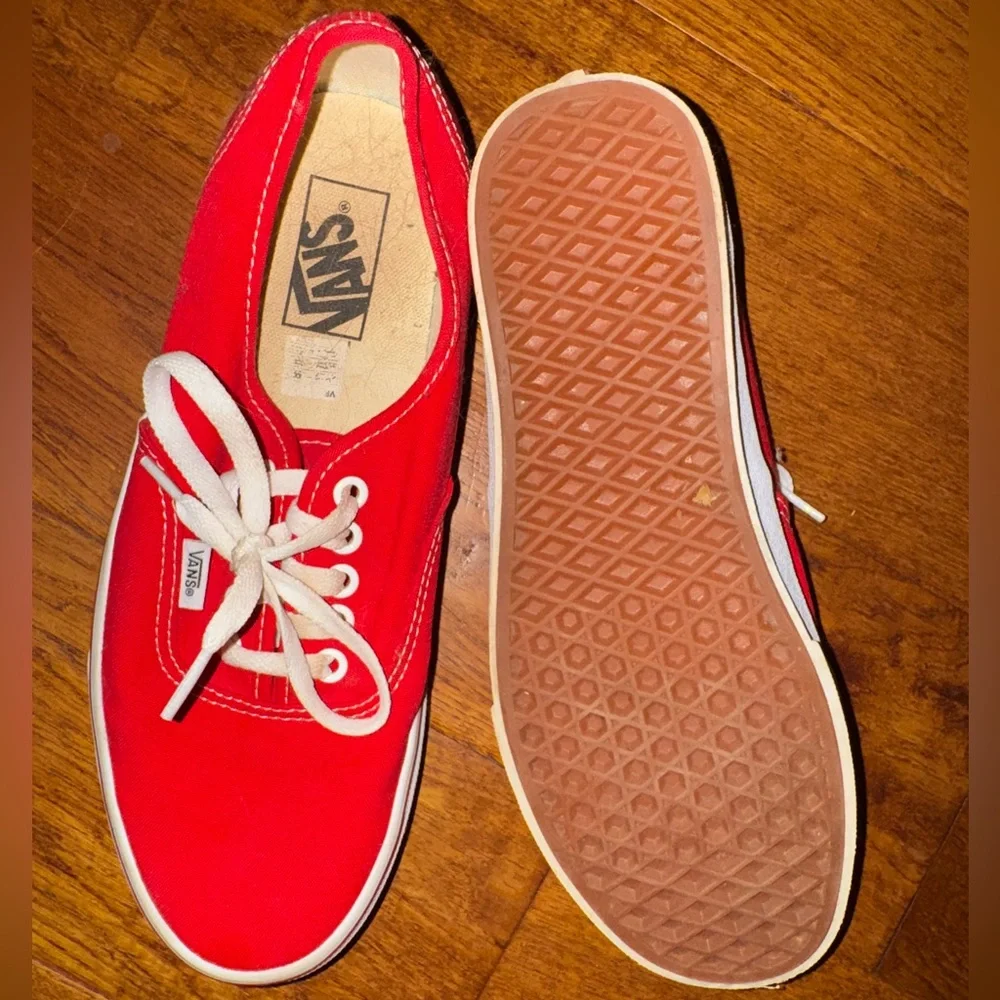 Vans Red Women's Sneakers - Picture 3 of 5